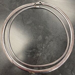 Sterling Silver Omega Chain Bundle